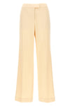 illustration straight tux wool blend pants