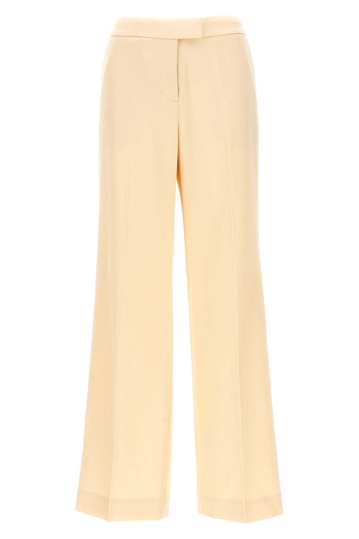illustration straight tux wool blend pants