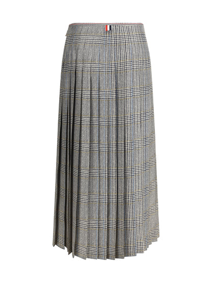 THOM BROWNE 40 silk tweed skirt