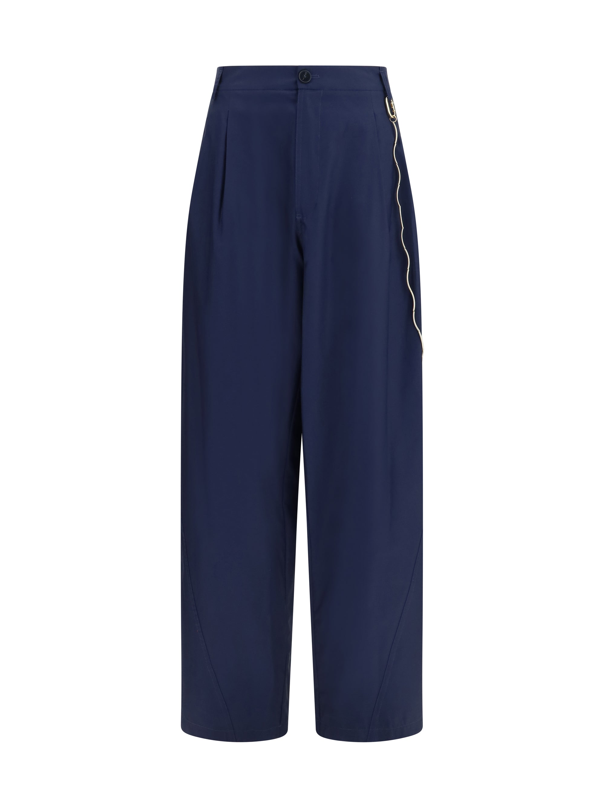 phebe chain adorned wide-leg pants