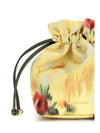 printed taffeta pouch