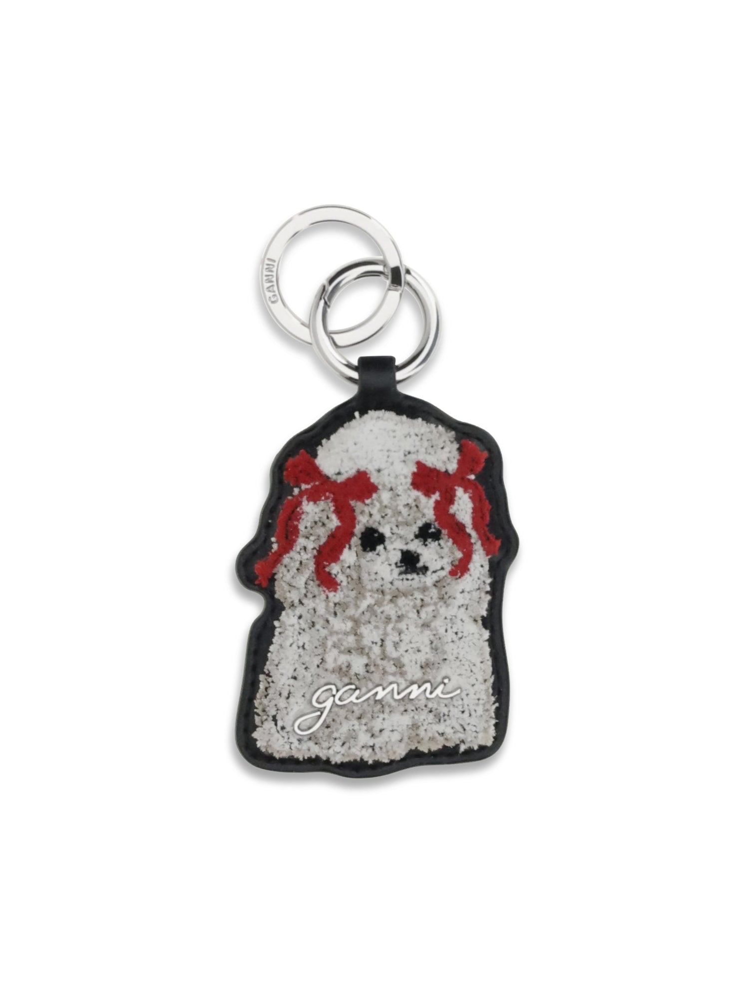 GANNI OS poodle key ring 