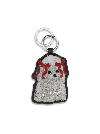 GANNI OS poodle key ring 