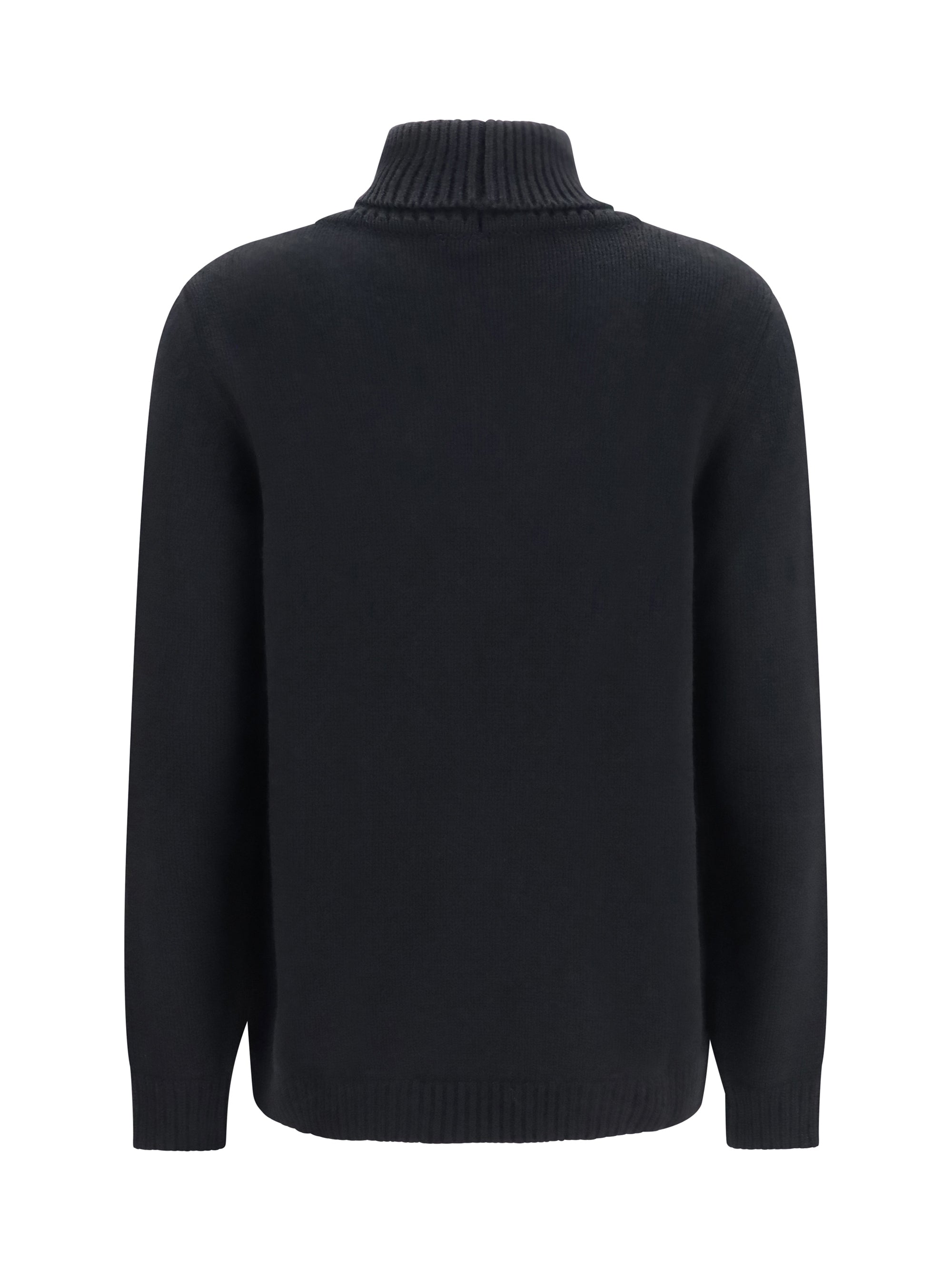 high neck sweater