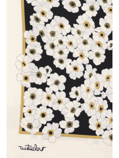 VALENTINO GARAVANI OS silk floral scarf