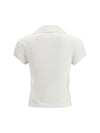 cotton logo polo