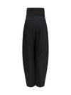 rounded tuxedo wool pants
