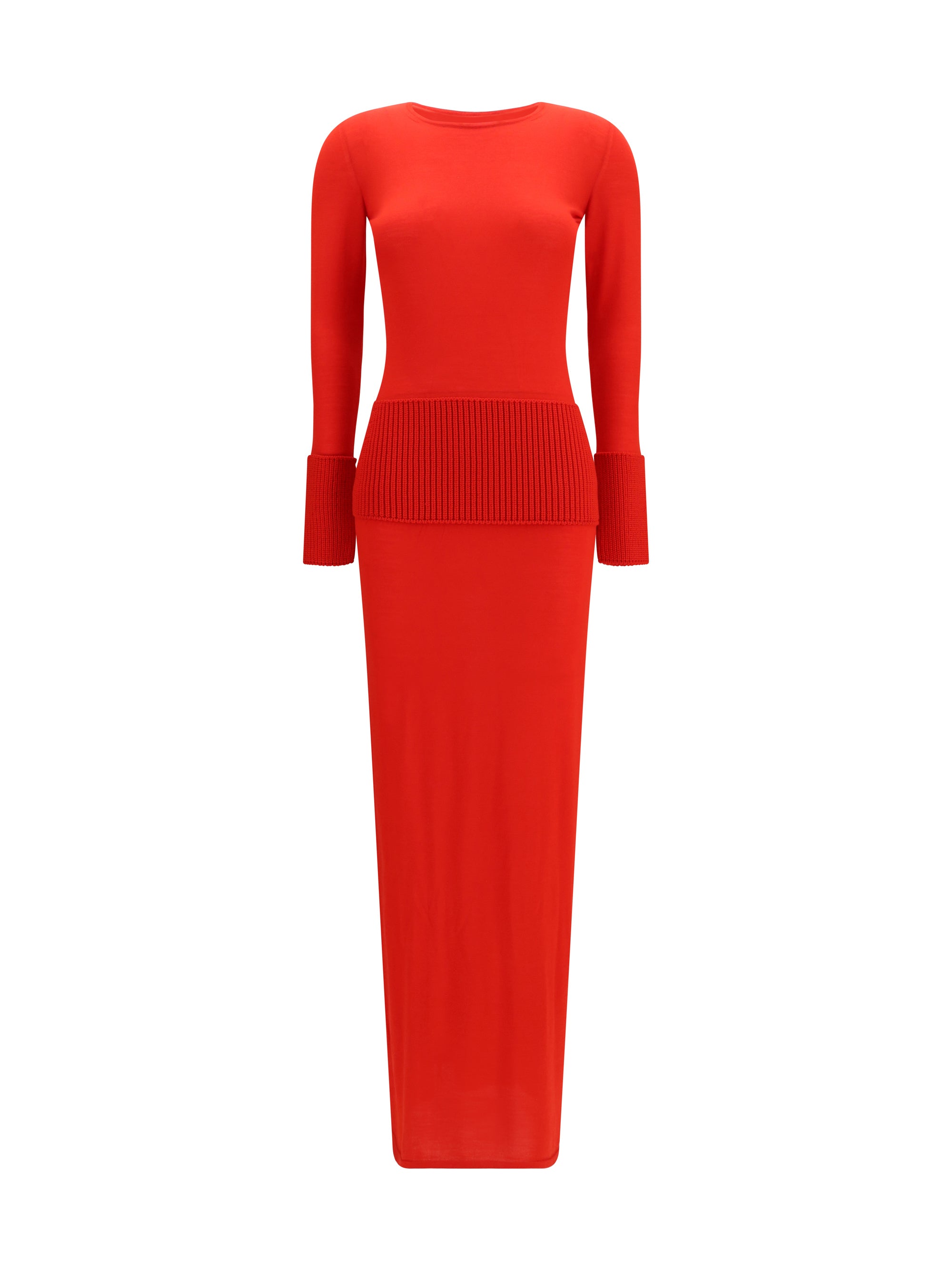 bodycon merino-wool dress