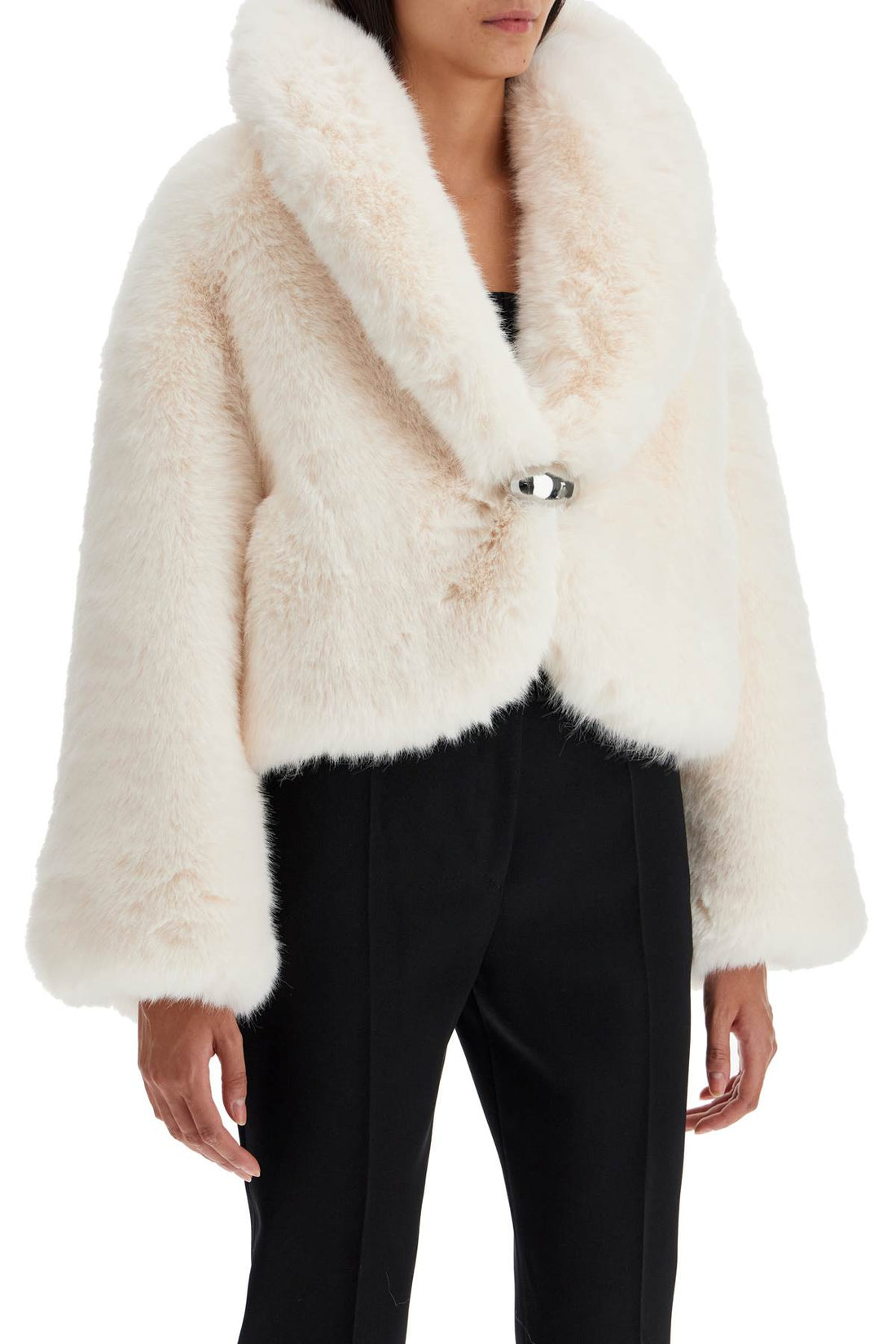 short faux fur jacket