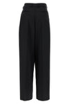 stretch wool trousers