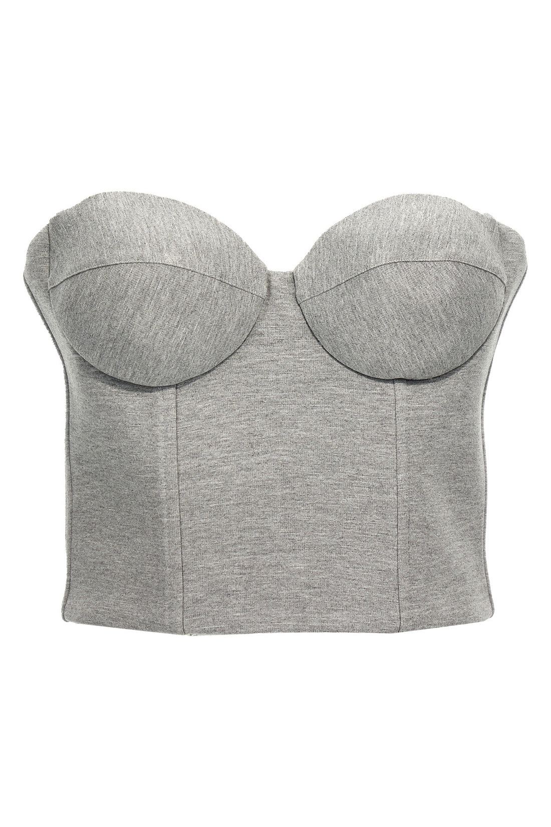 GIUSEPPE DI MORABITO 42 viscose blend cropped bustier top