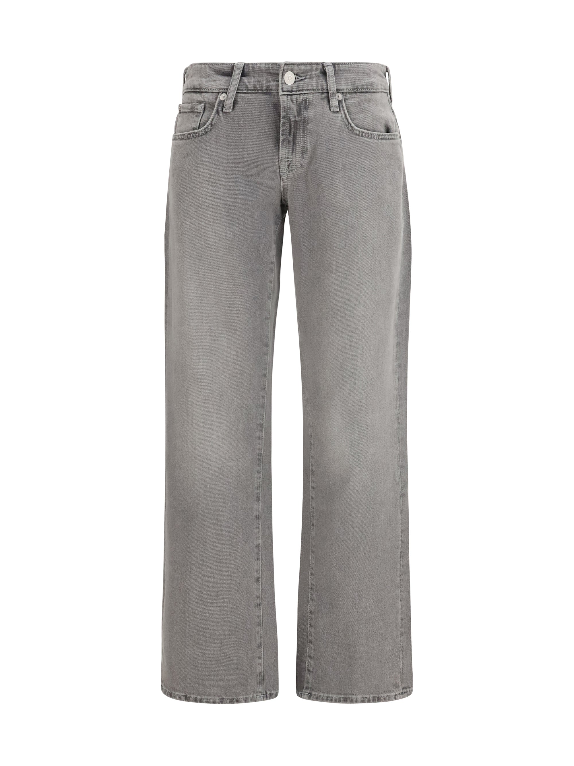 low-rise straight jeans