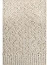 open-knit construction sweater
