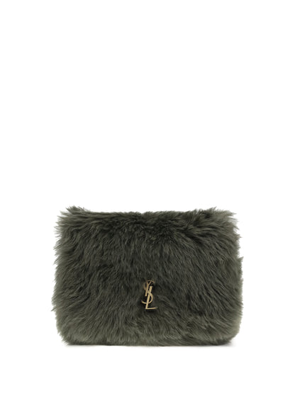 SAINT LAURENT OS jamie medium shearling shoulder bag