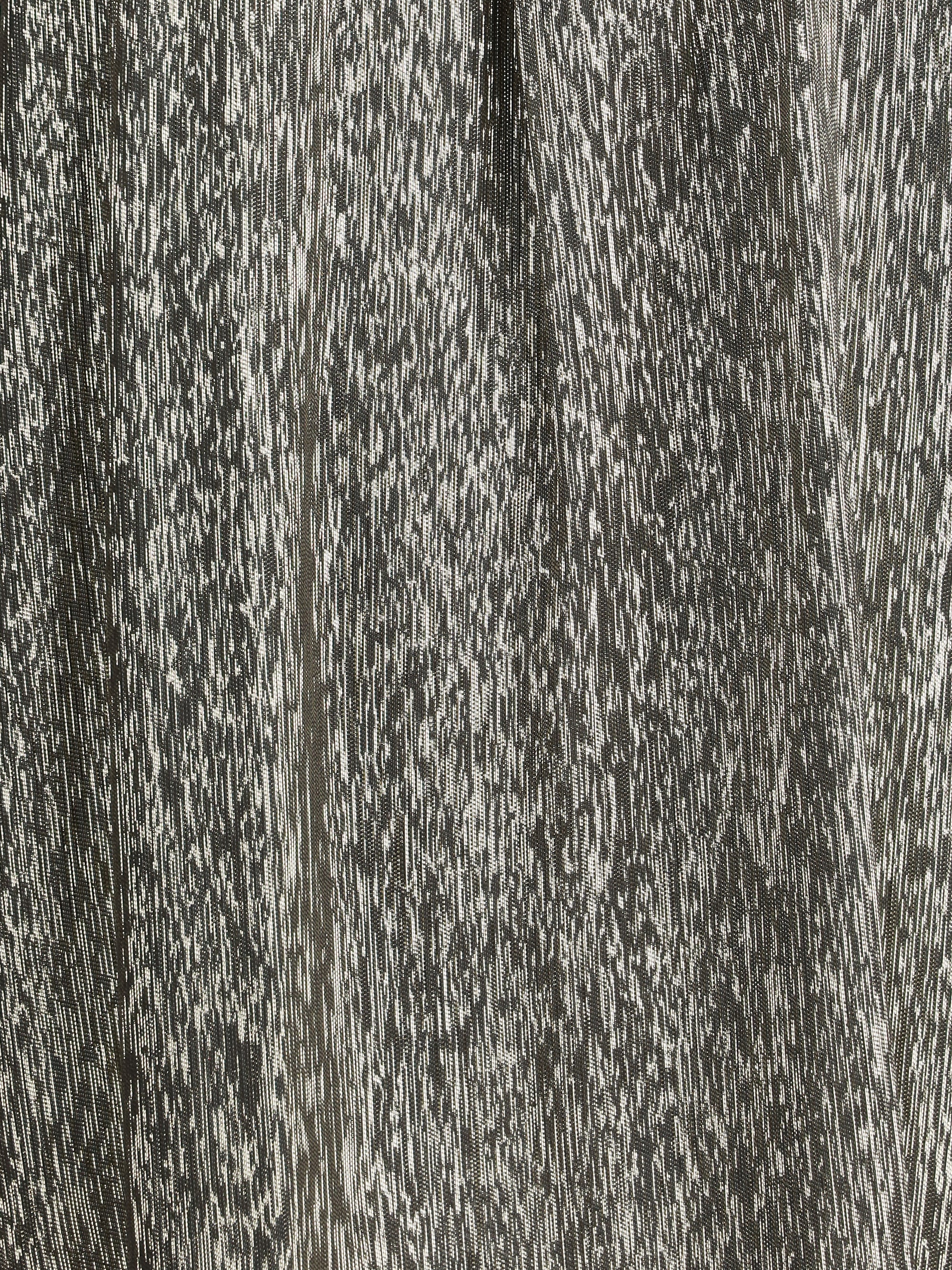 CHLOÉ 38 silk lamé mini dress