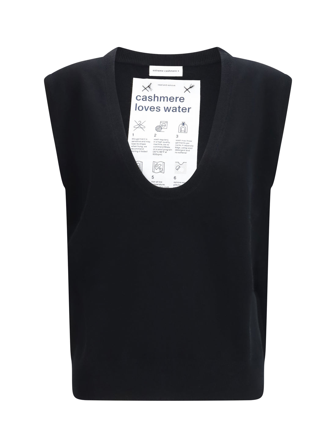 EXTREME CASHMERE OS n°423 lord sleeveless sweater