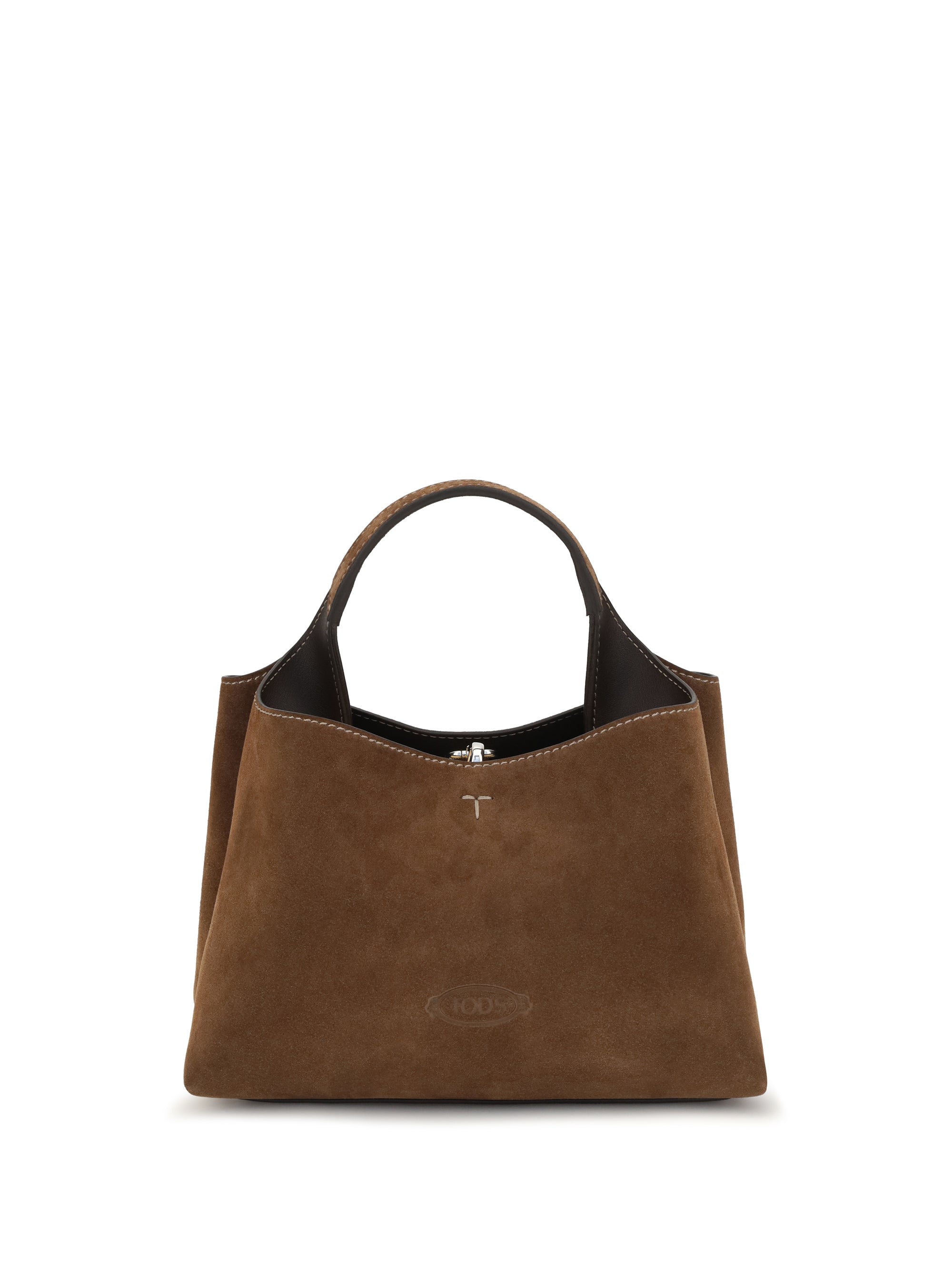 suede handbag