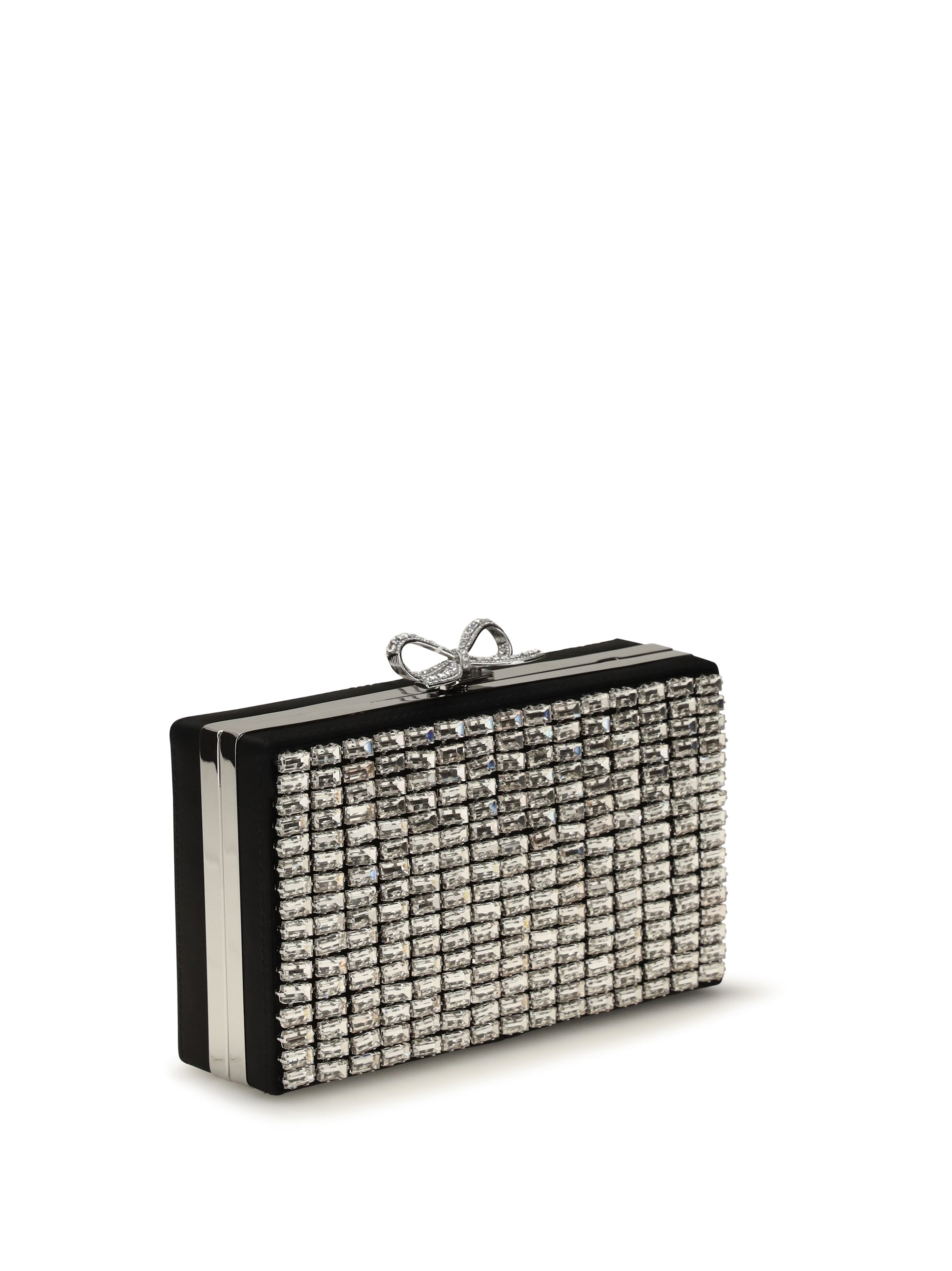 crystal chainmail clutch