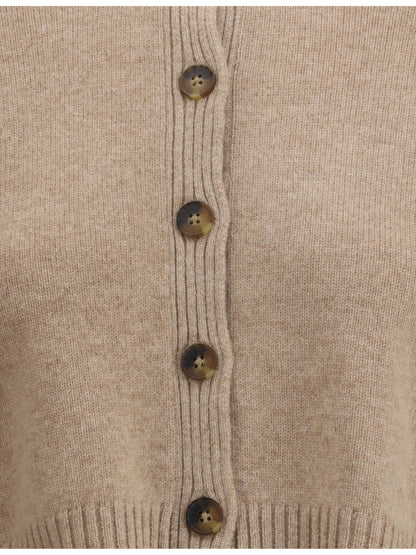 LOULOU DE SAISON L cashmere crop cardigan