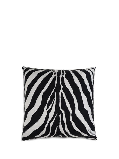 DOLCE &amp; GABBANA OS zebra silk pillow