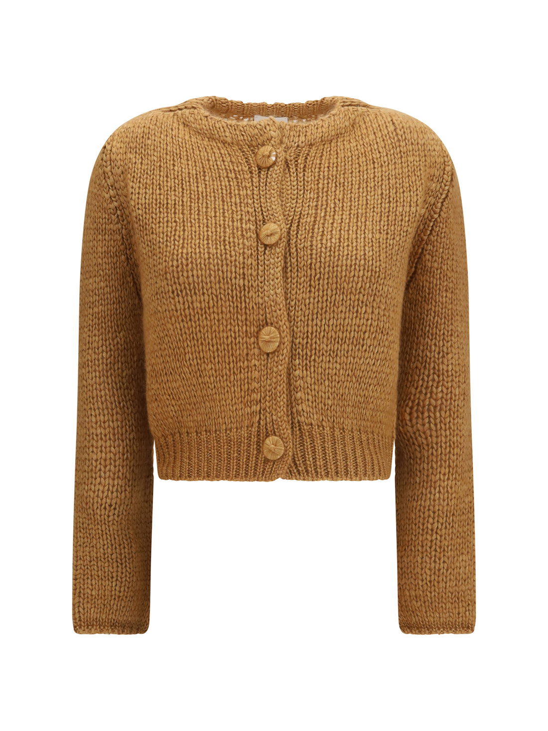 FORTE_FORTE II chunky knit cardigan with buttons