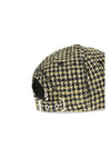 woollen check cap