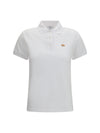 fox embroidered polo shirt