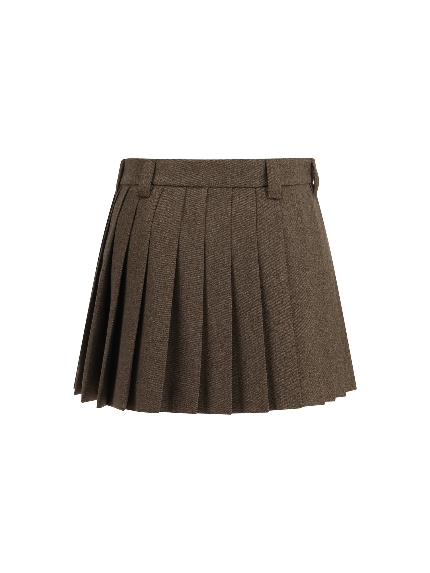 MIU MIU 38 pleated miniskirt