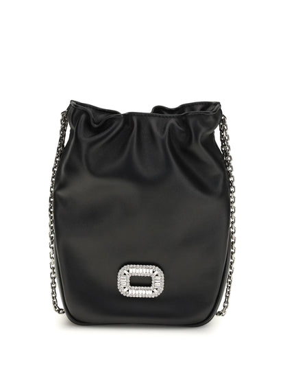 ROGER VIVIER OS nano pilgrim bucket bag