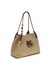 ETRO OS large libra shoulder bag in raffia