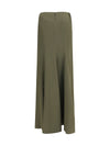 draped long skirt