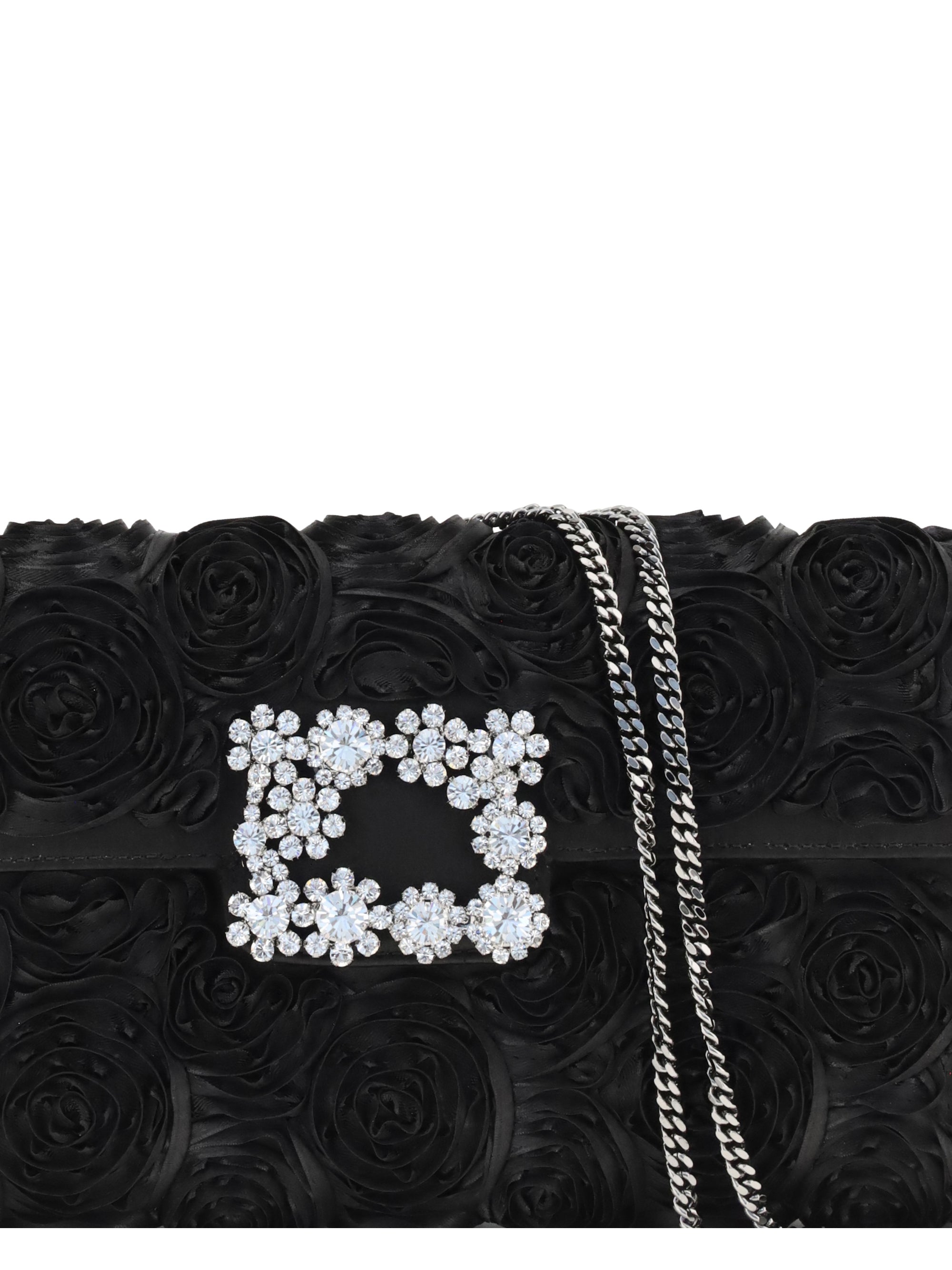 clutch bag with flowers