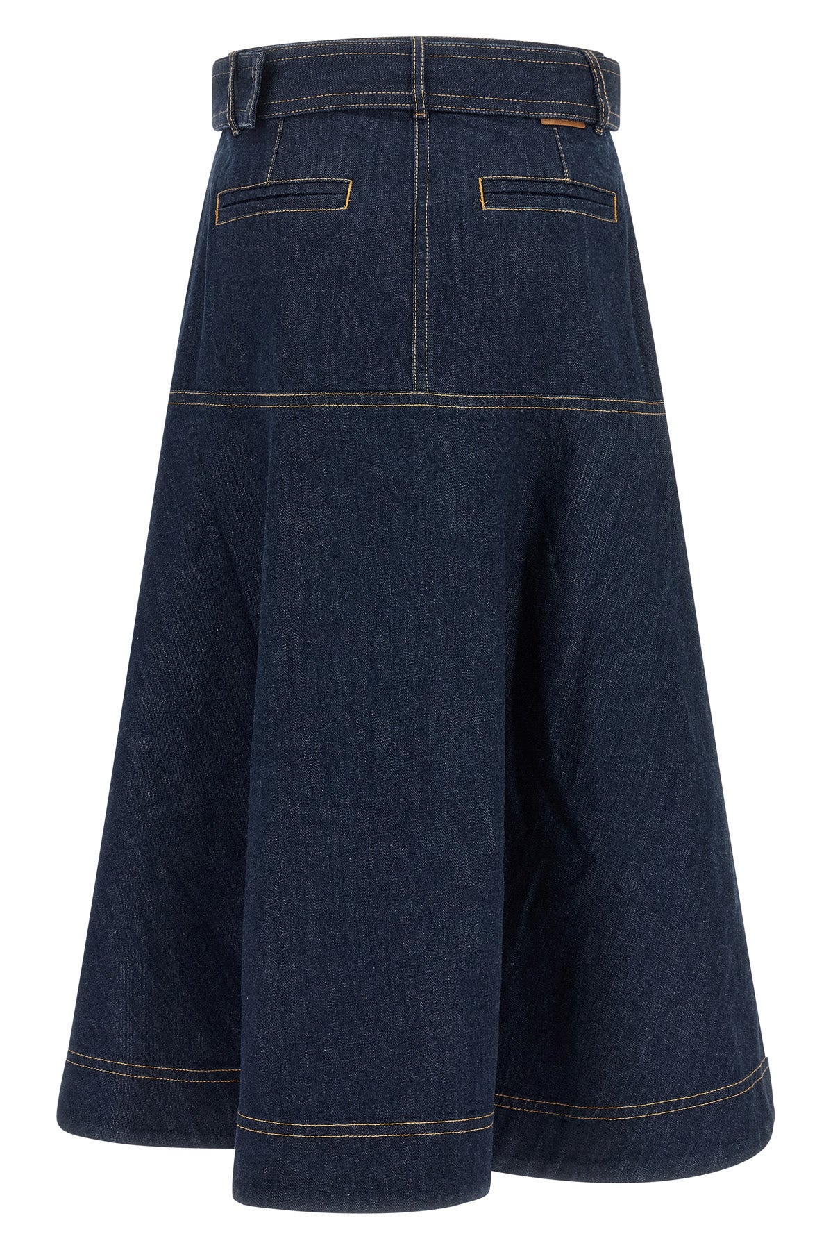 the zimmermann midi skirt redefines everyday elegance through a precise sartoria