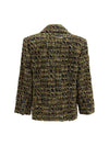 tweed single-breasted jacket