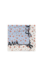 DOLCE & GABBANA OS silk scarf with rose print