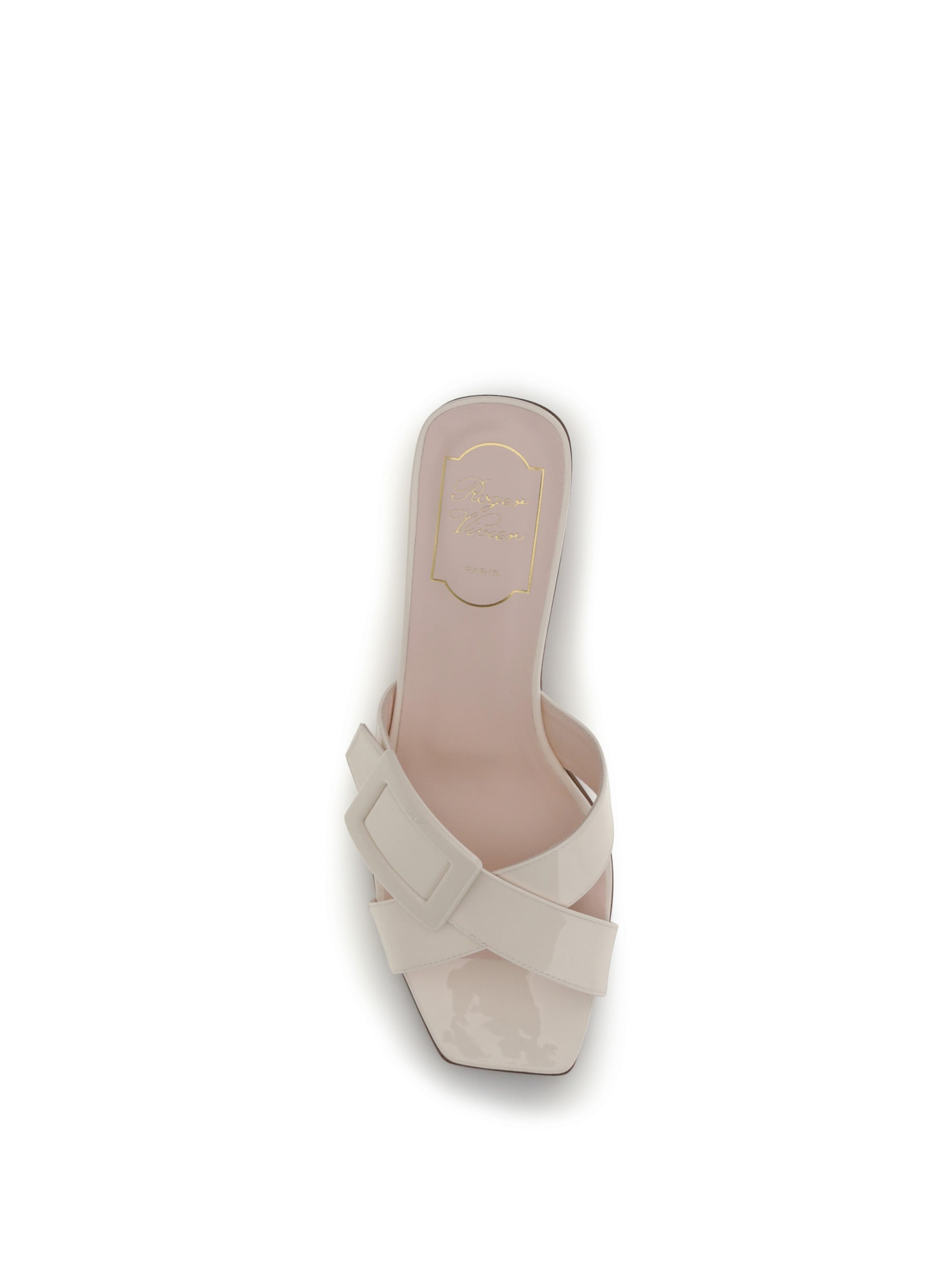 belle vivier patent leather sandals