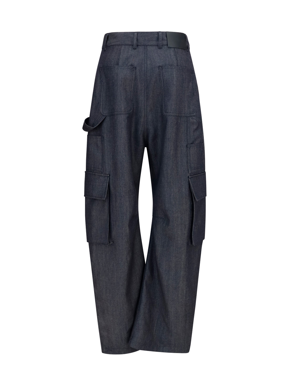 BALENCIAGA 36 denim print cargo pants 