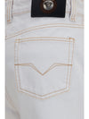 high-waisted jeans