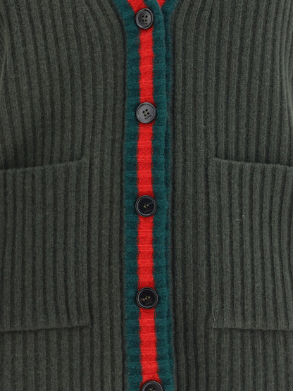 GUCCI S wool cardigan vest