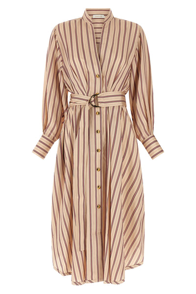 the zimmermann valiant midi dress redefines the chemisier silhouette through sar