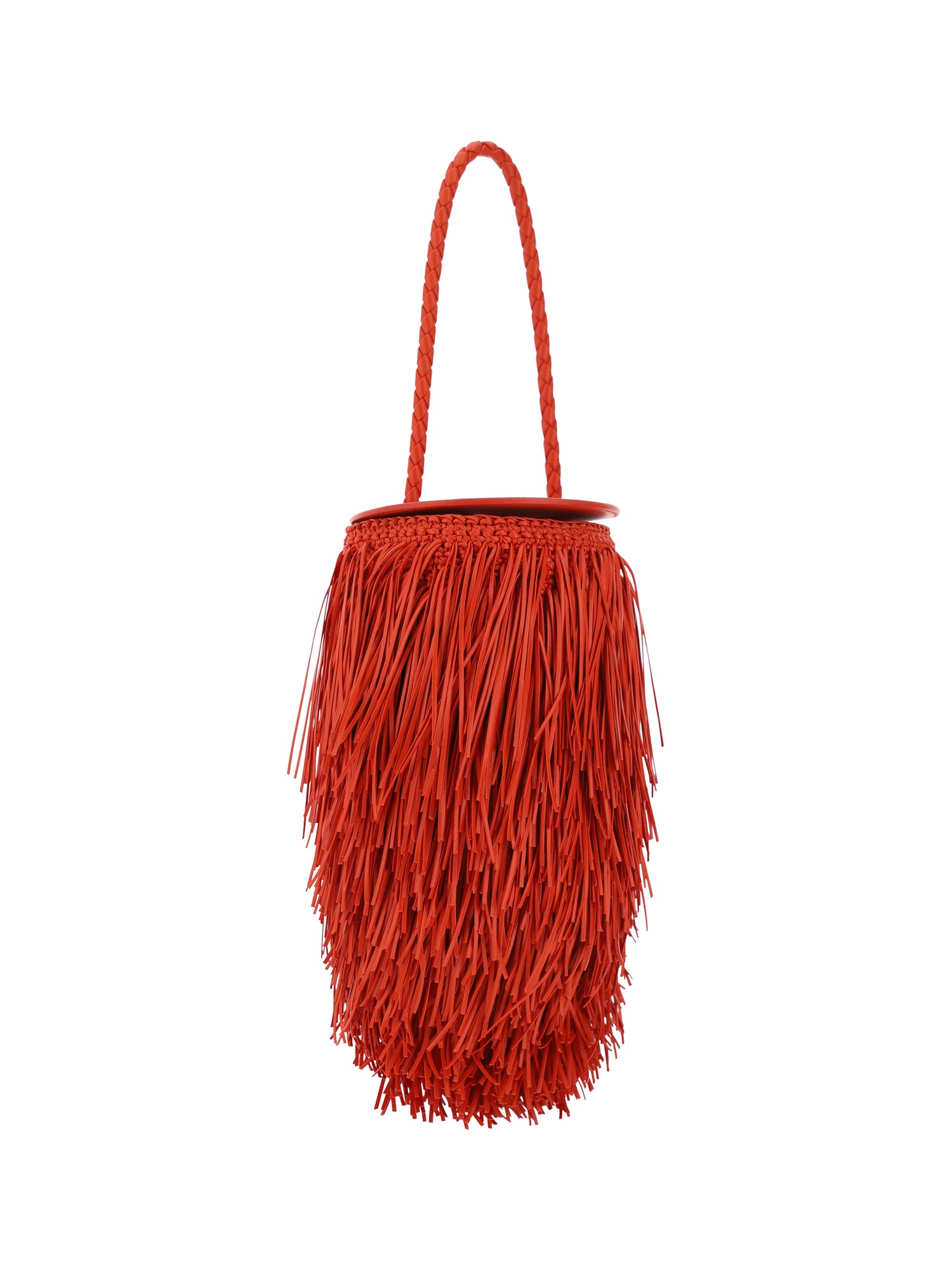 frayed handbag