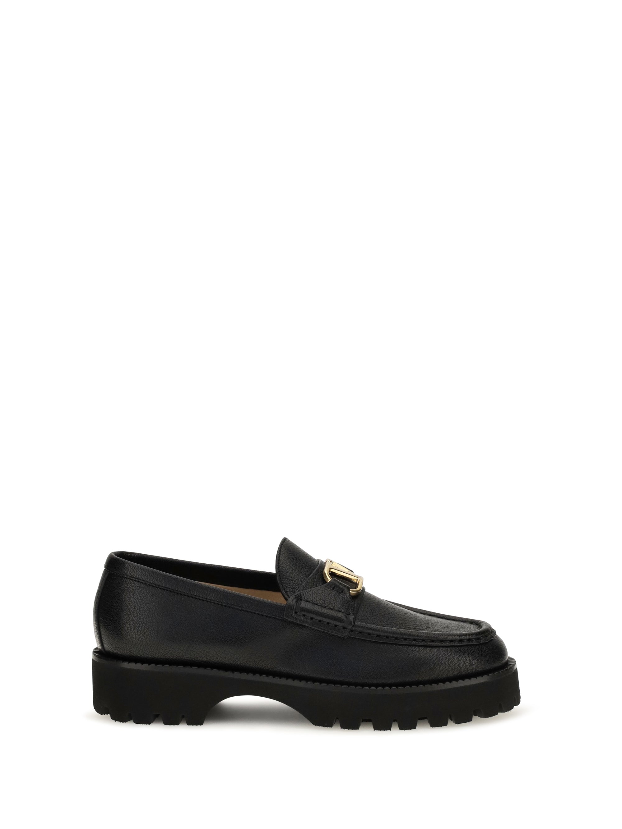 vlogo signature leather loafers