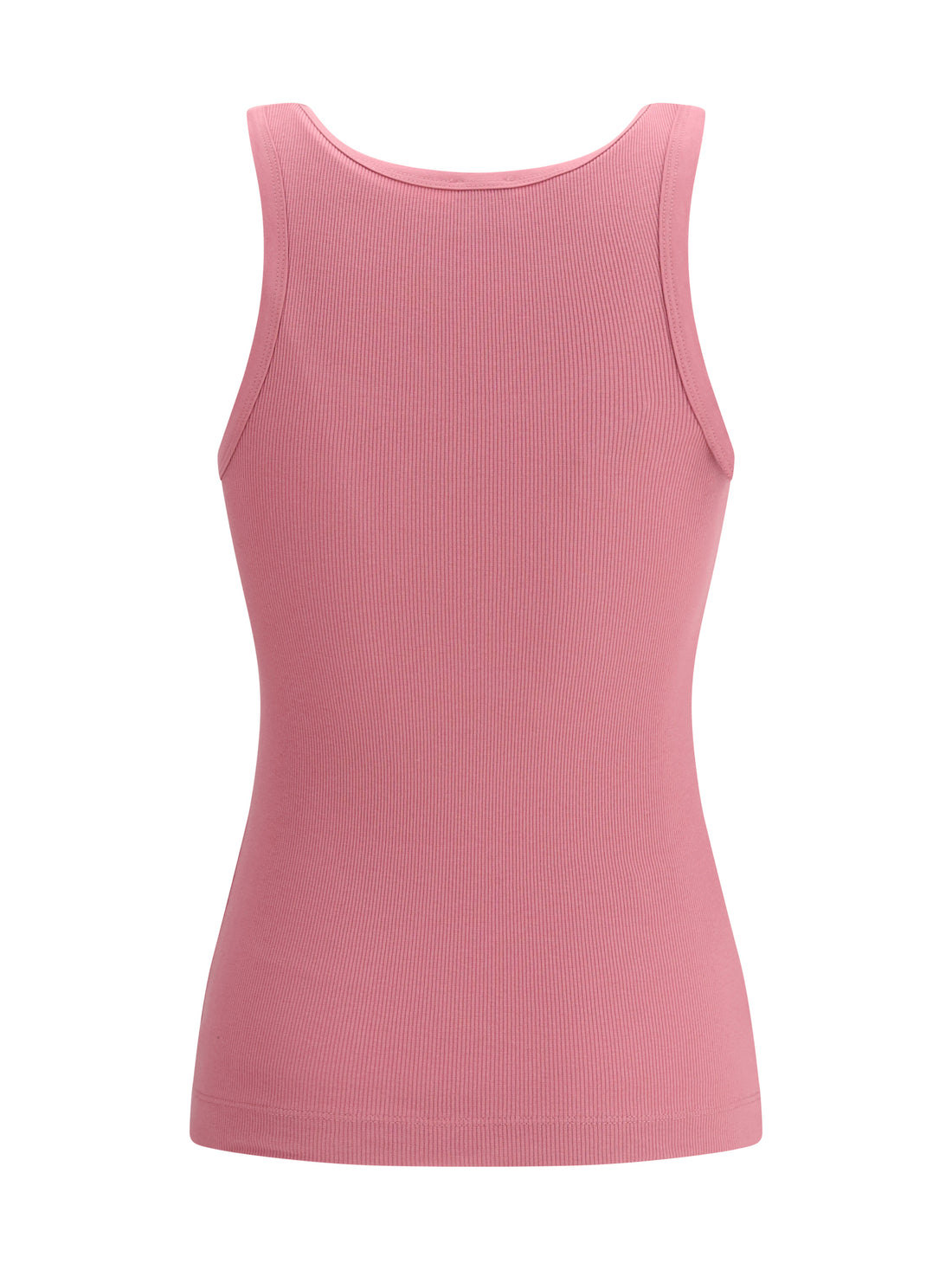 PINKO M ribbed tank top with love birds logo