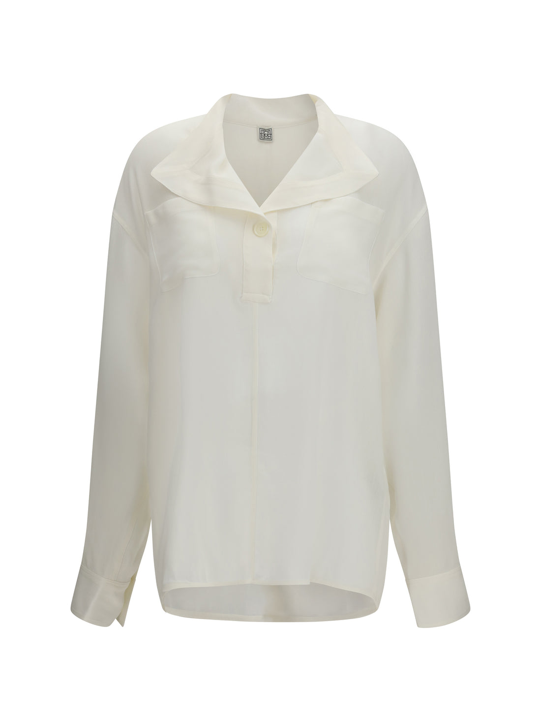TOTEME 34 layered-collar shirt