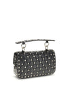 small leather rockstud spike handbag