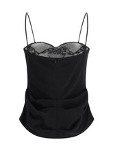 MAGDA BUTRYM 36 silk draped top