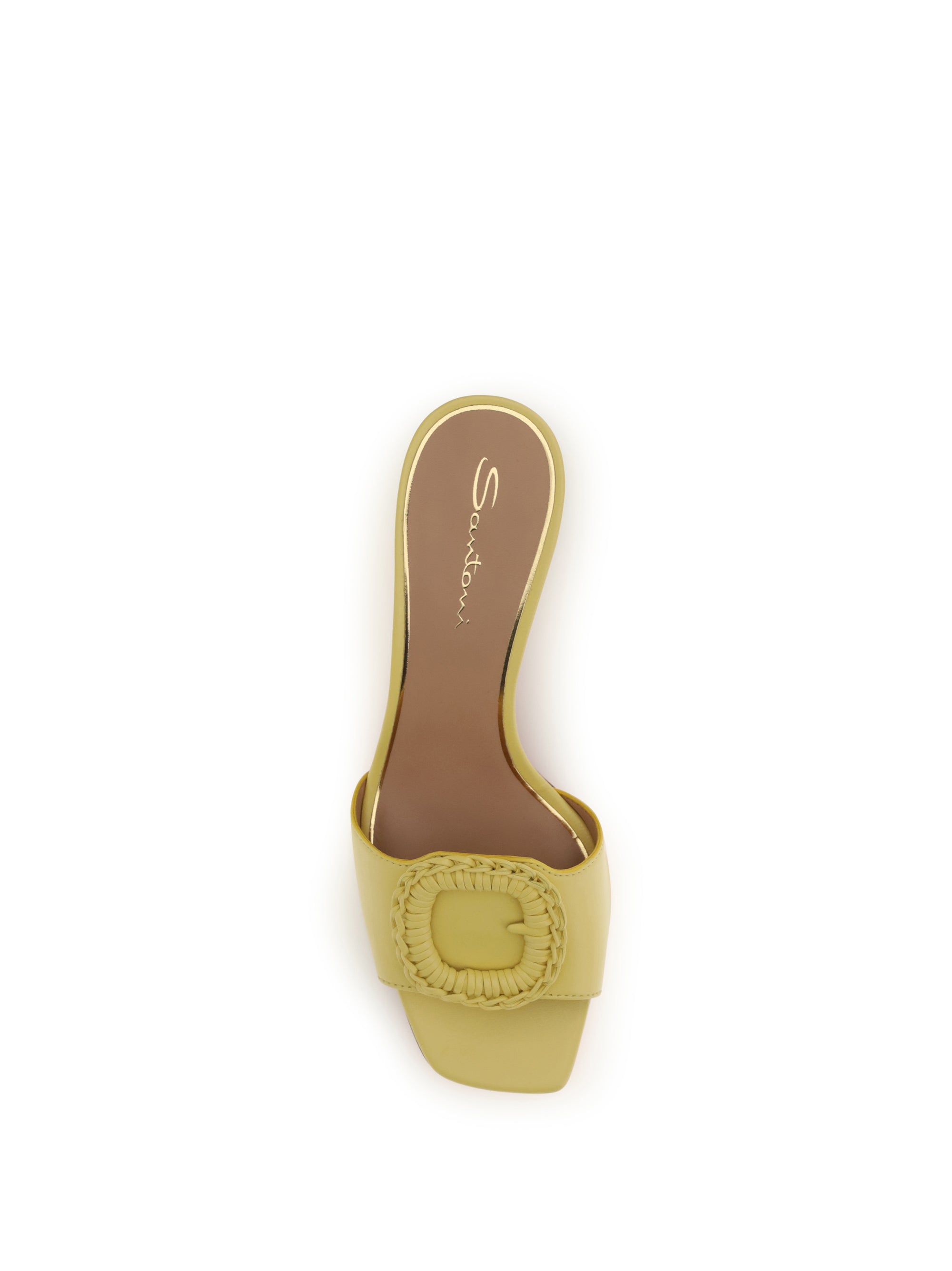 leather sandals mules