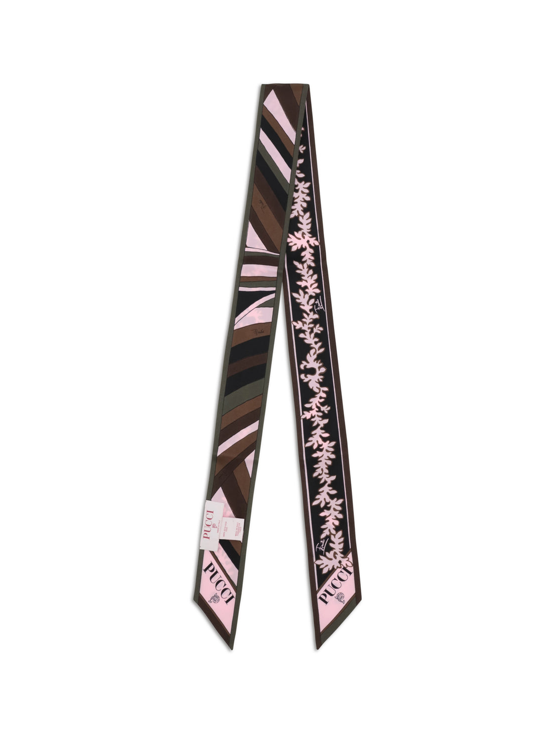 PUCCI OS silk twill scarf