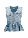 lightweight denim vest