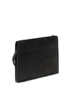 glove suede clutch